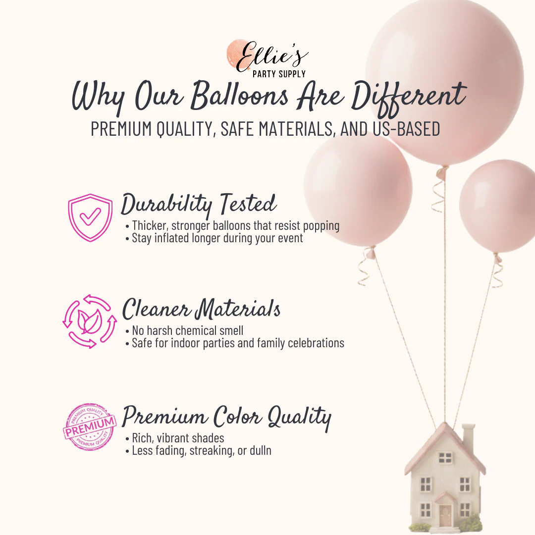 Ellie's Party Supply White Balloon Garland - Image 7