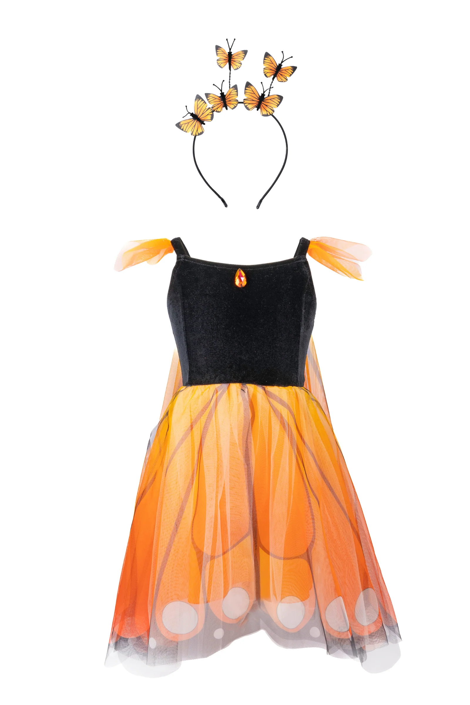 Great Pretenders Butterfly Twirl Dress with Wings & Headband - Image 11