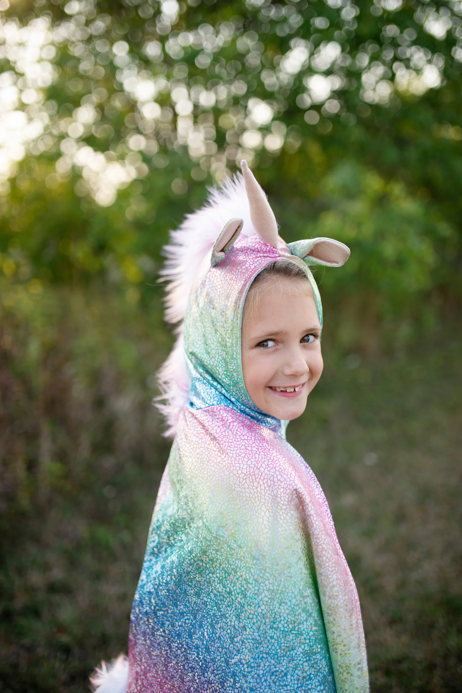 Great Pretenders Reversible Unicorn Dragon Cape - Image 3