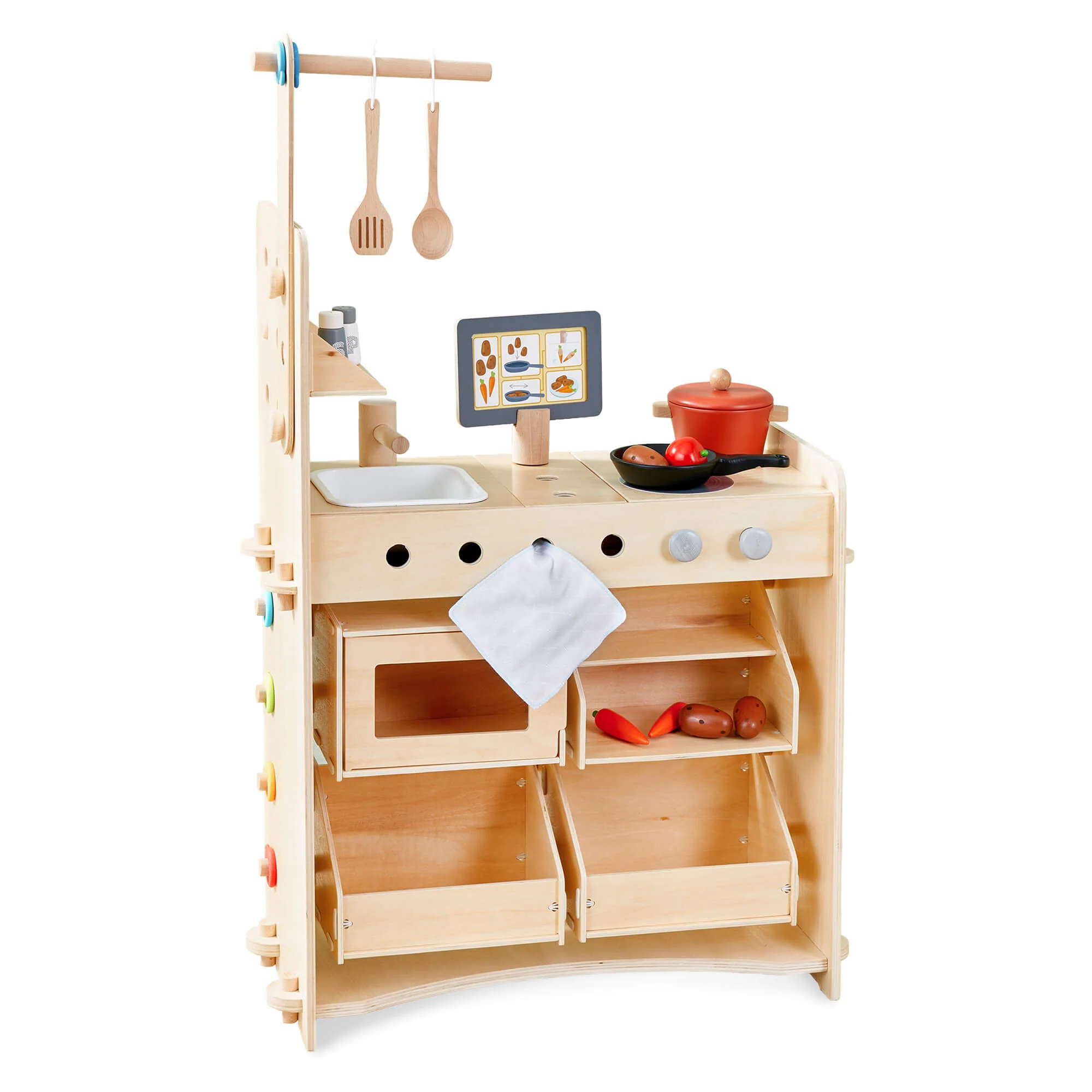 HABA Creative Play 3 in 1 – Play Kitchen, Store & Workshop