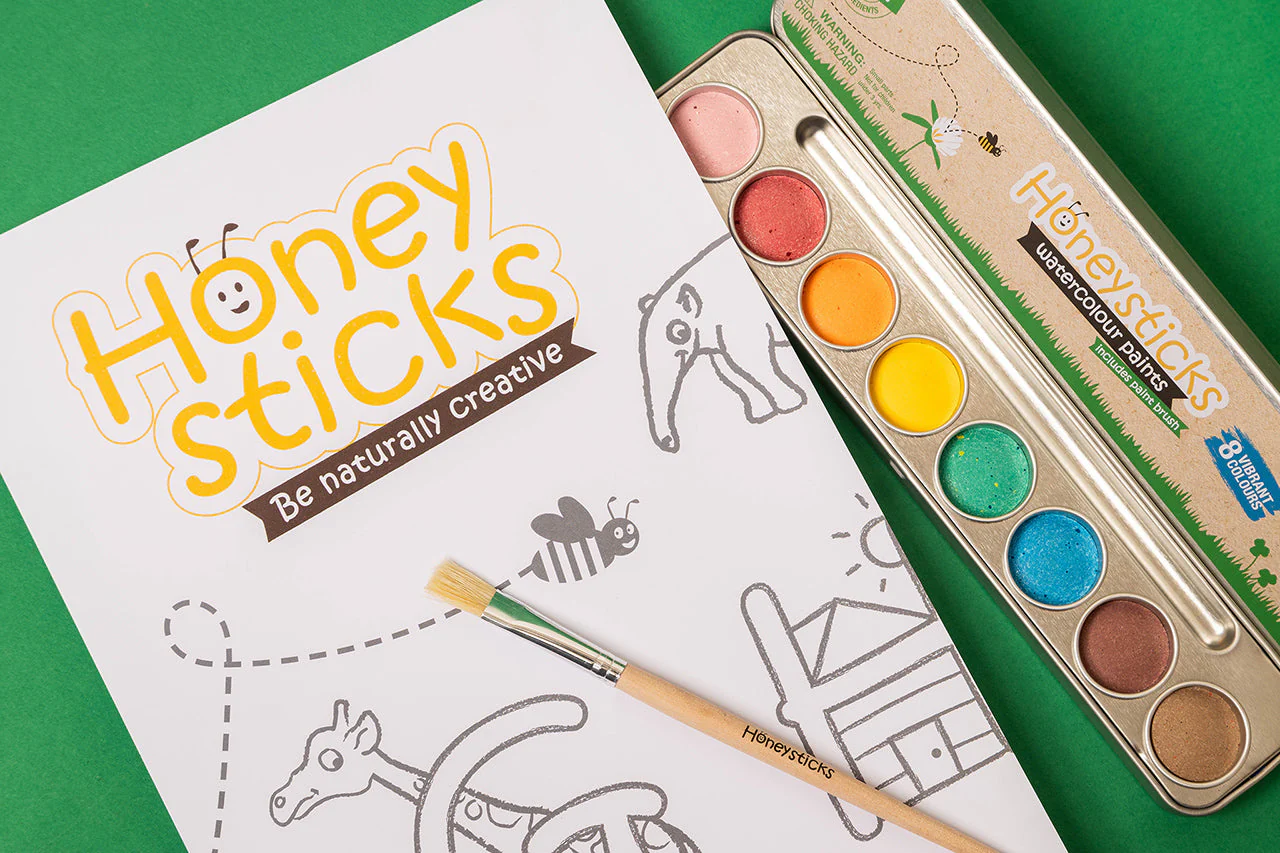 Honeysticks Jumbo Posters and Paints Activity Set - Image 2