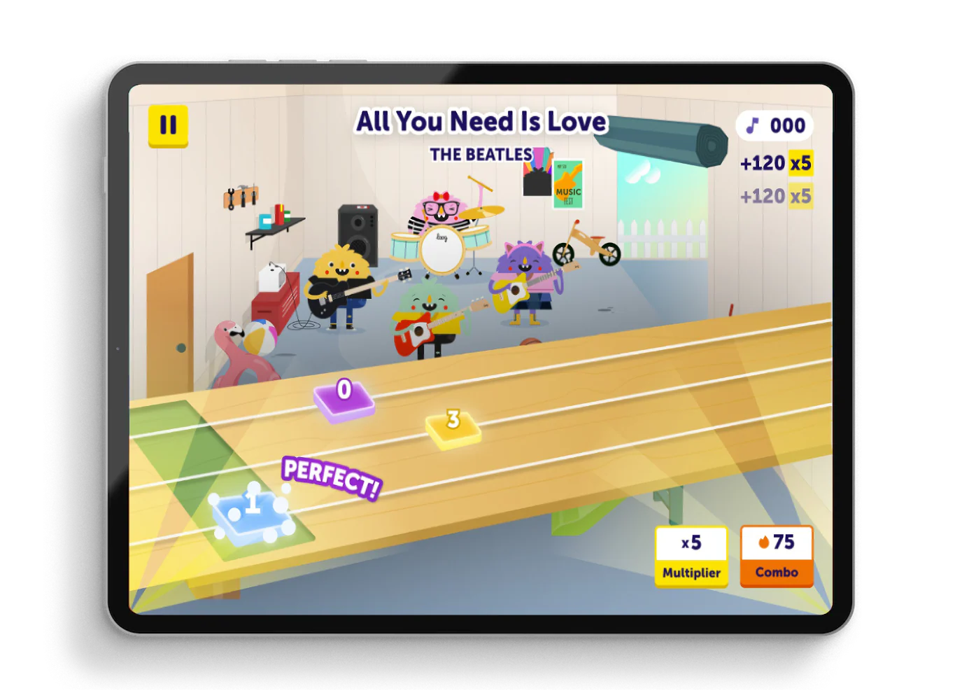 Beatles + loog mini guitar - Image 5