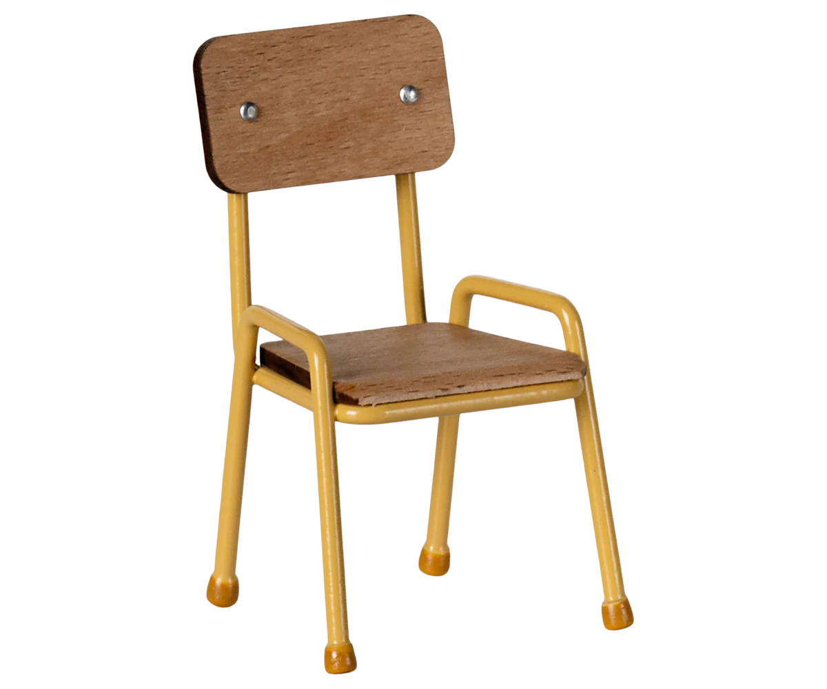 Maileg Chair, Mouse - Yellow