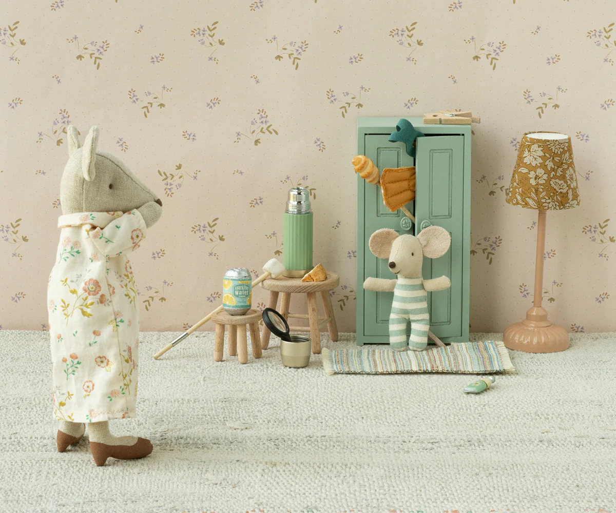 Maileg Closet, Mouse - Soft blue - Image 2