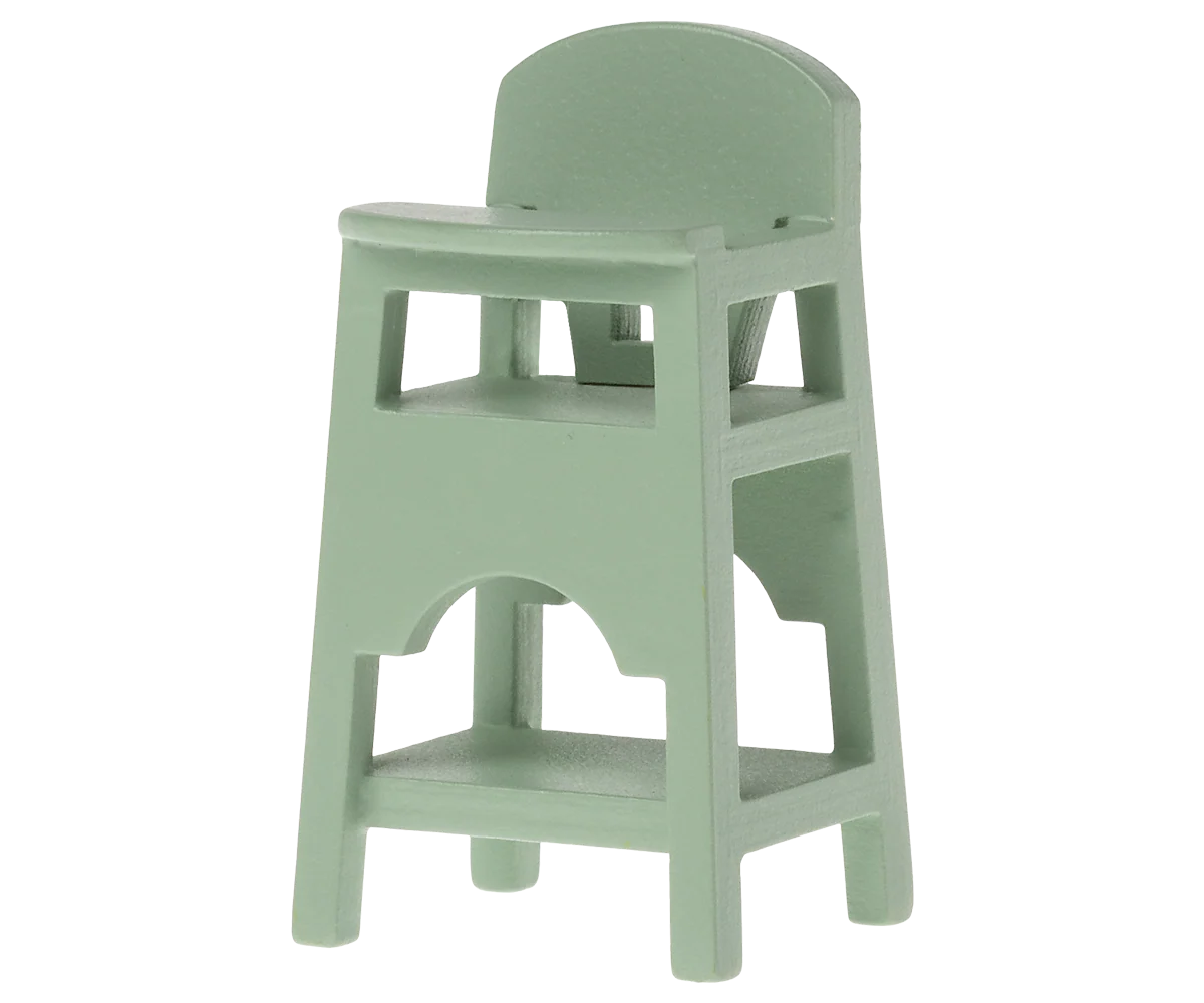 Maileg High Chair, Mouse - Mint