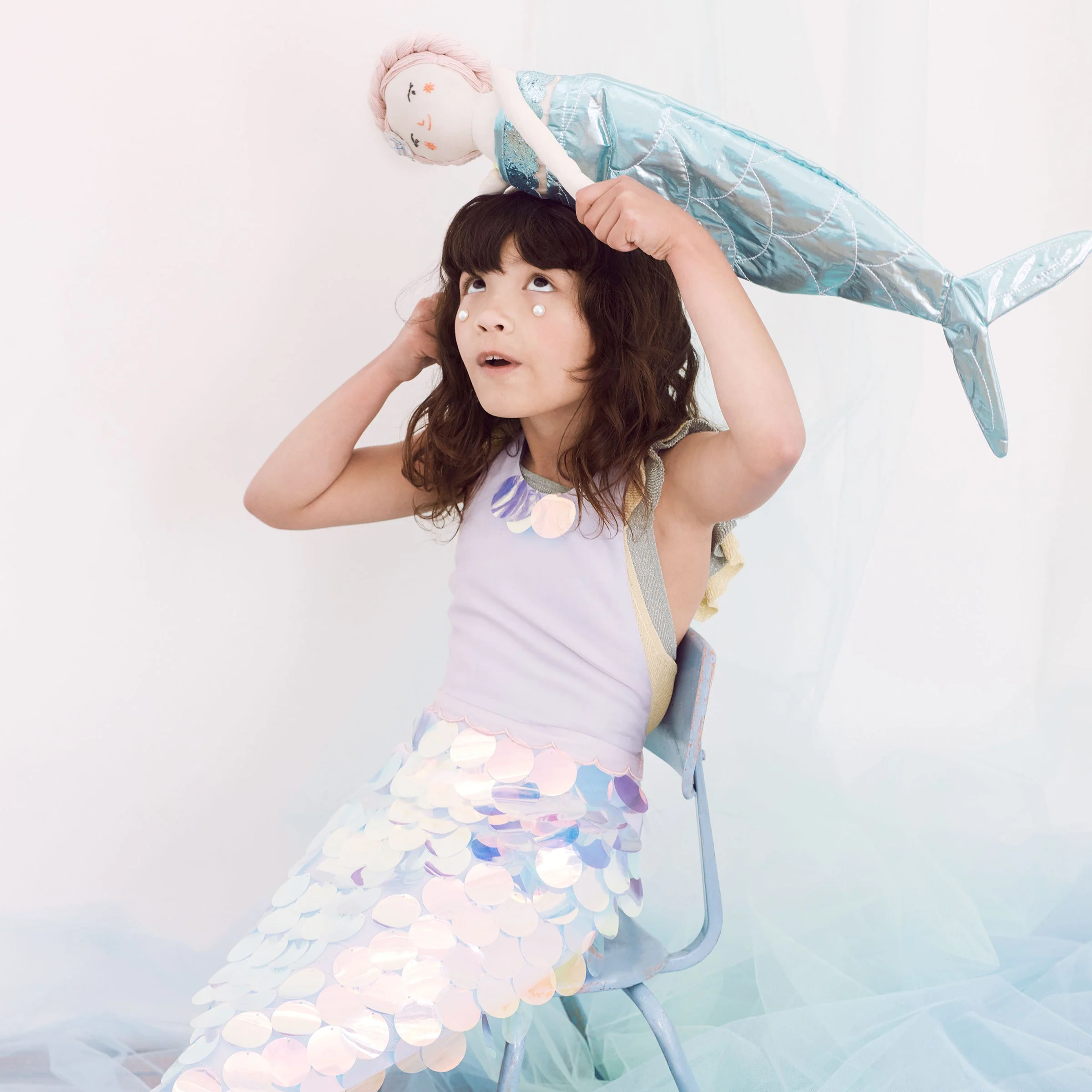 Meri Meri Mermaid Wrap Costume - Image 2