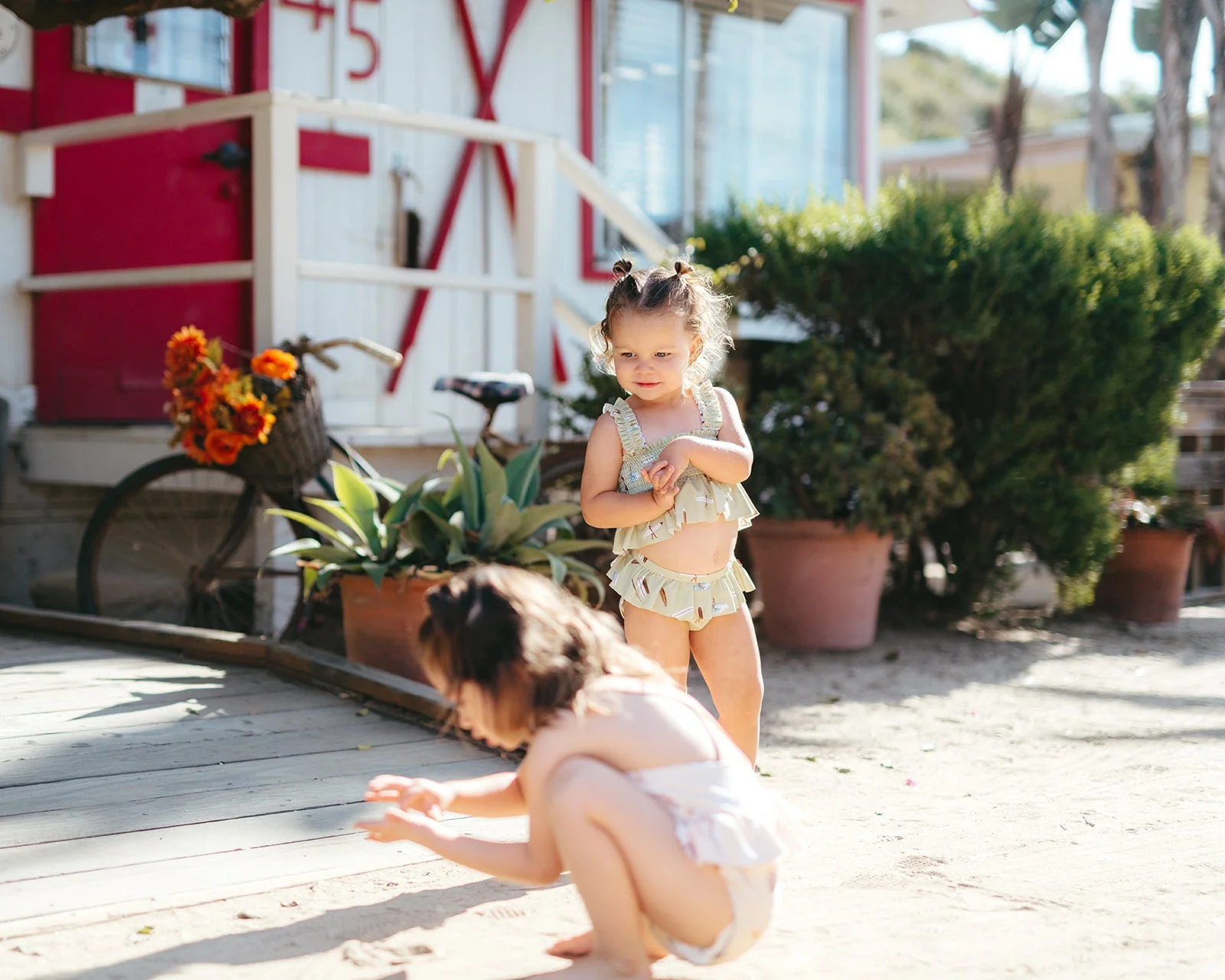 Milkbarn Summer Surf Ruffle Two Piece Swimsuit - Image 5