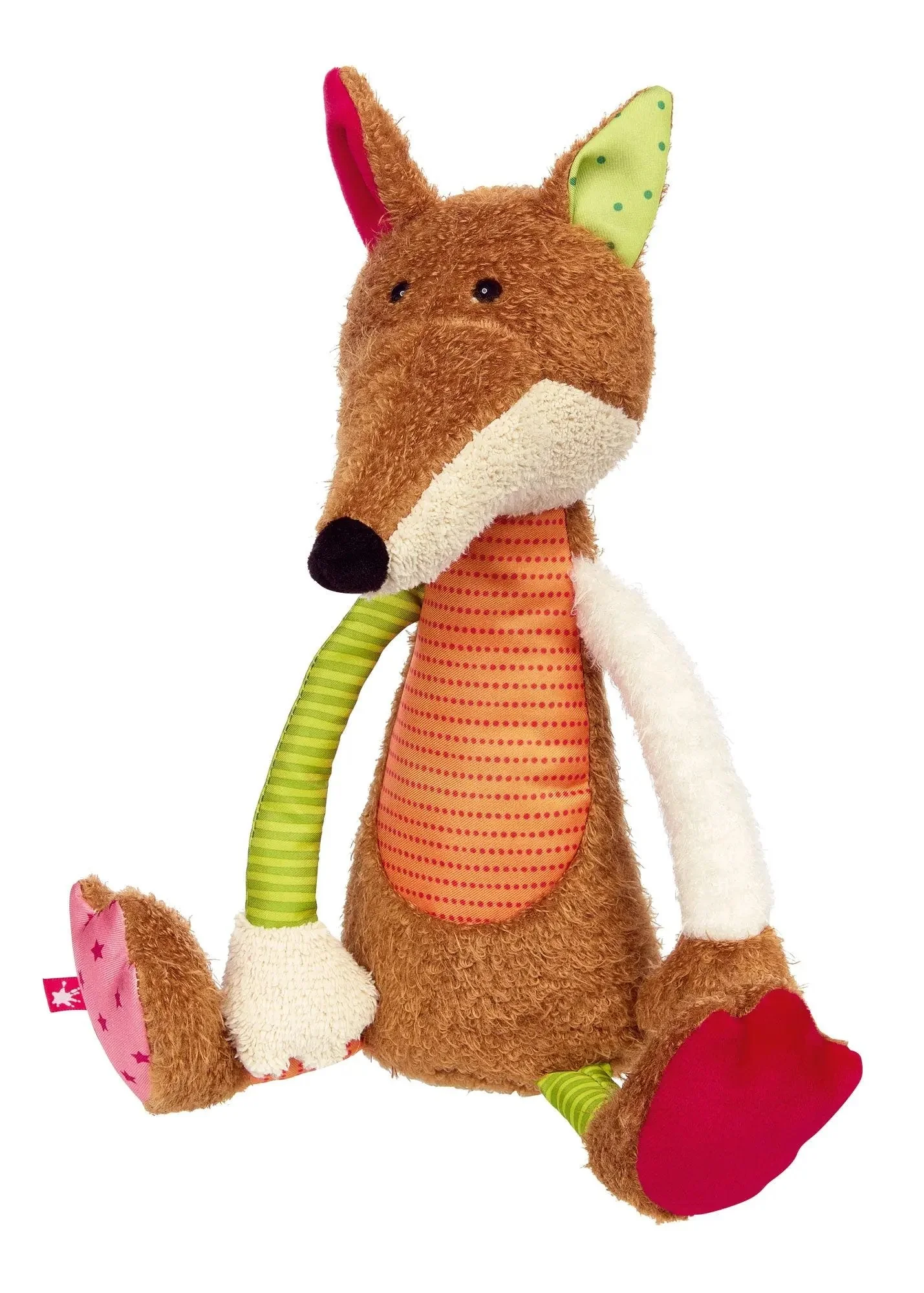 Sigikid Patchwork Fox Plush Toy