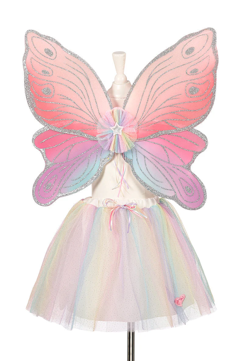 Souza Carlina Fairy Costume–Skirt and Wings Set (multicolor)