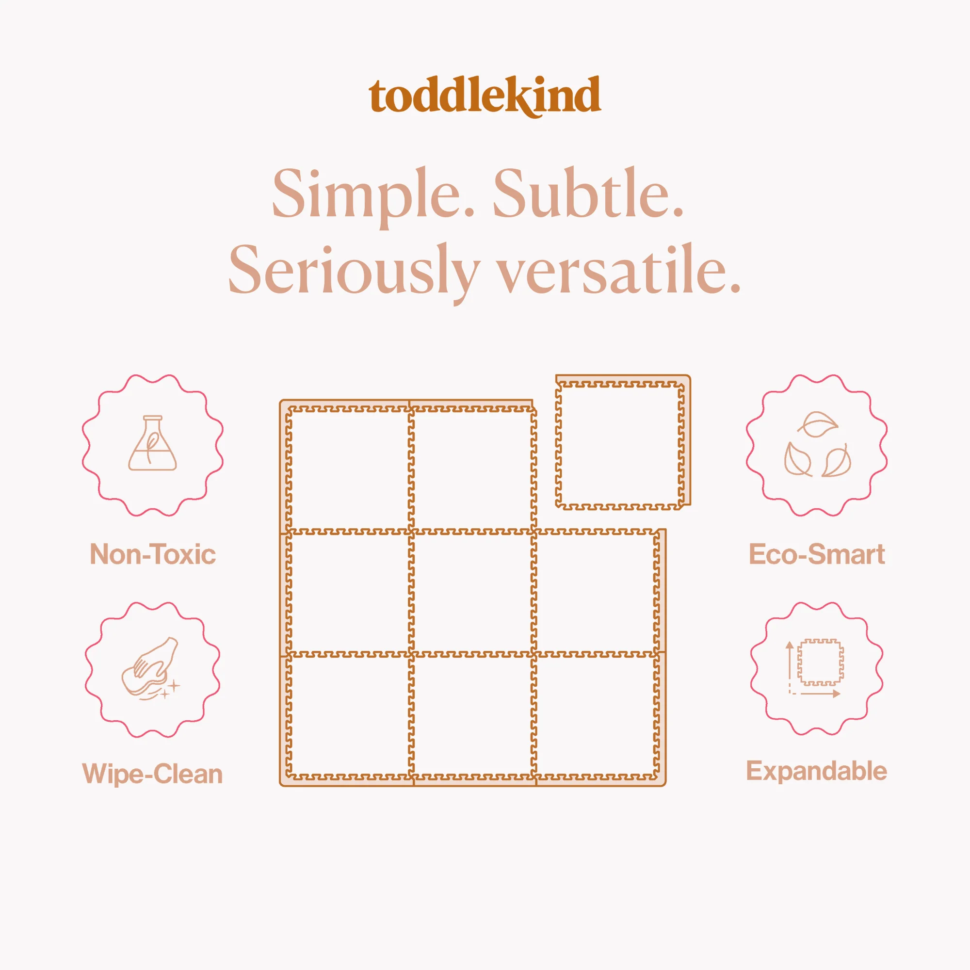 Toddlekind Classic Mat | Sandstone - Image 8