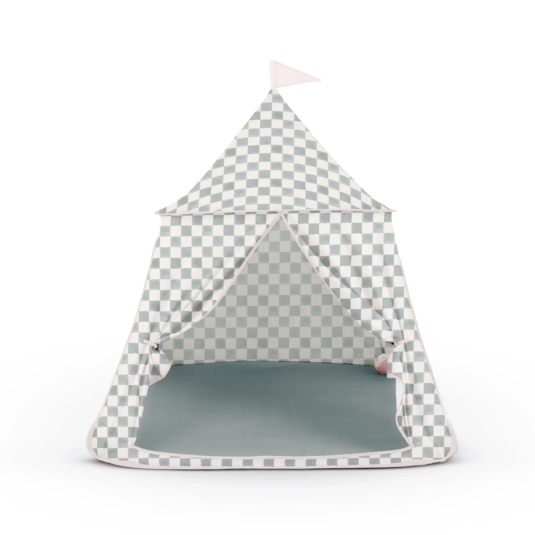 Toki Kids Checker Matcha Play Tent