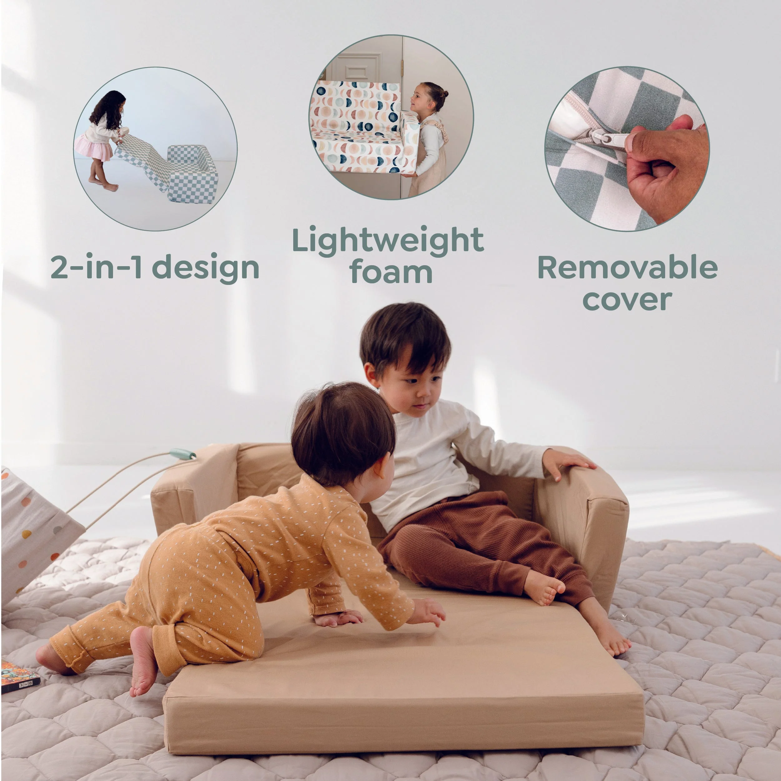 Toki Kids Desert Play Couch - Image 9