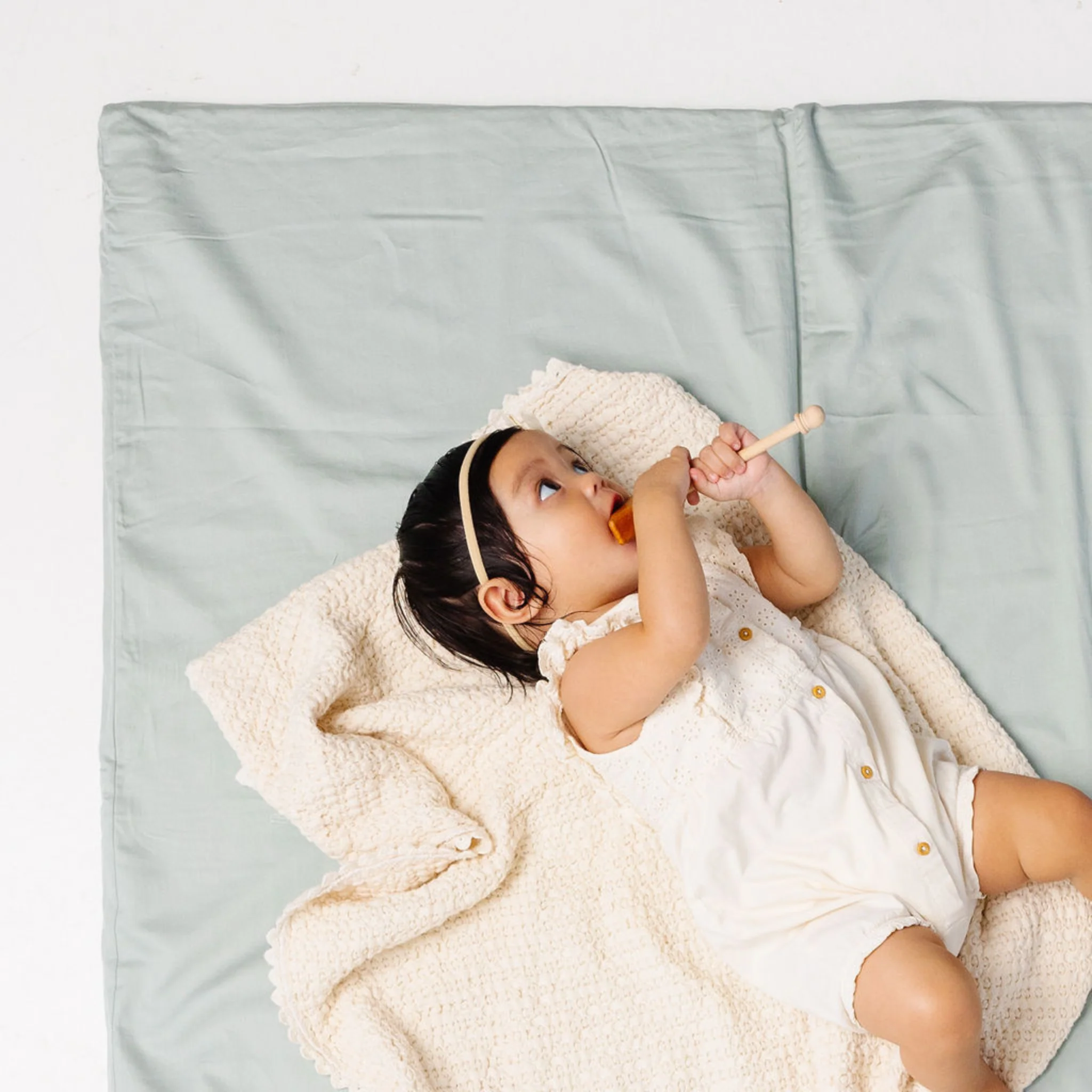 Toki Kids Sage + Breeze Organic Cotton Mat - Image 2