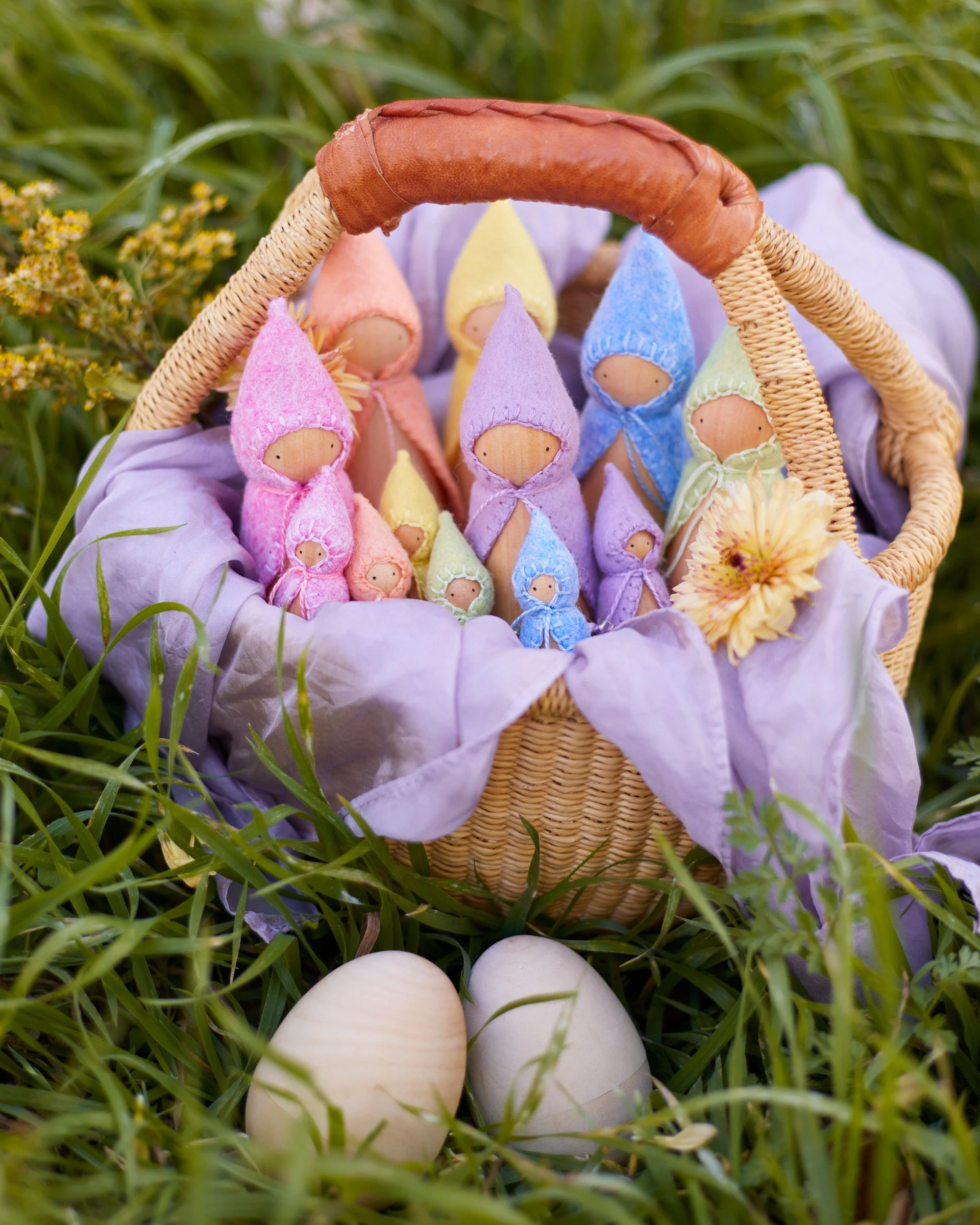 Wonderheart Mini Pastel Rainbow Wooden Gnome Set - Image 14