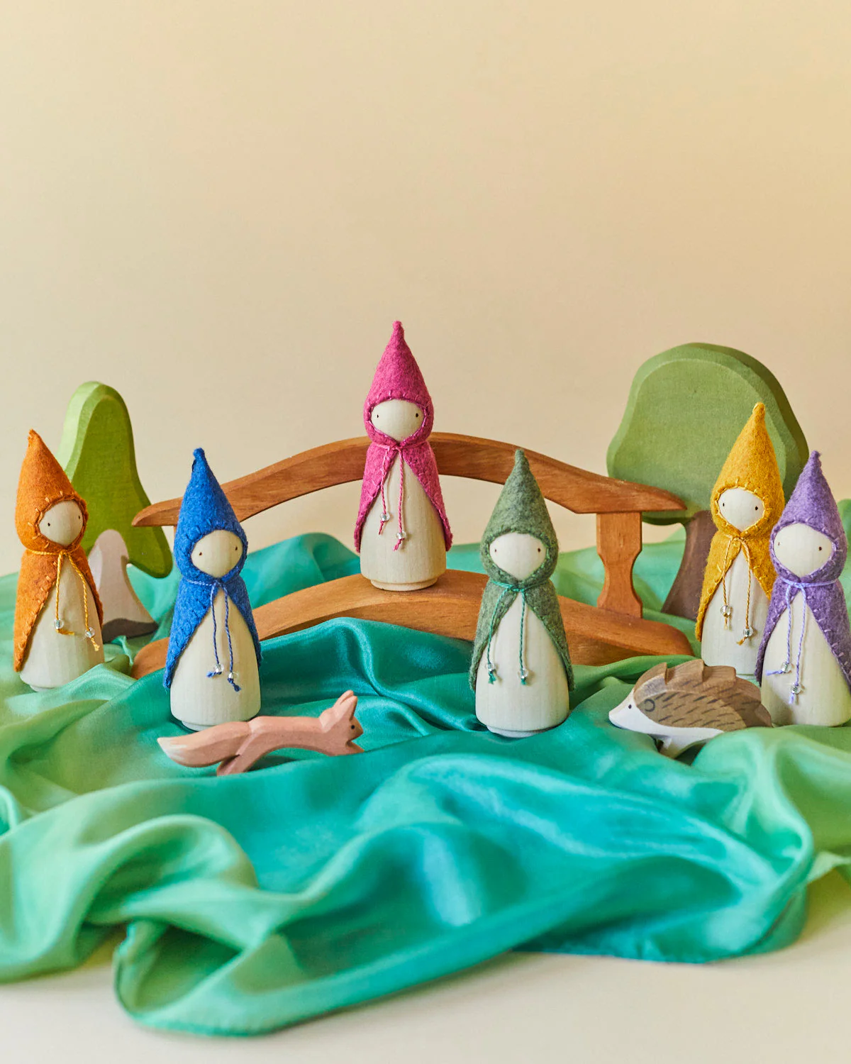 Wonderheart Orange Wooden Gnome - Image 17