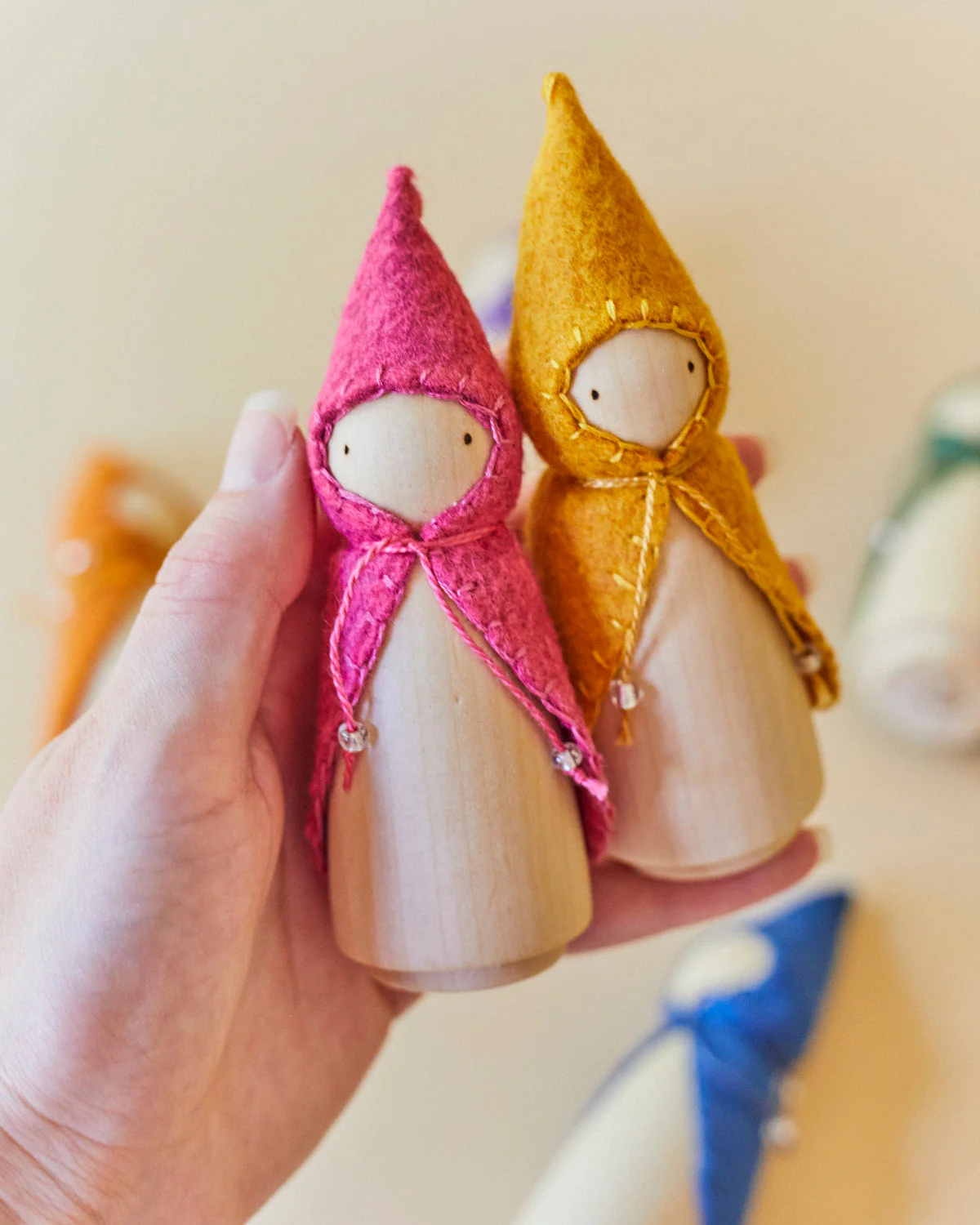 Wonderheart Yellow Wooden Gnome - Image 8